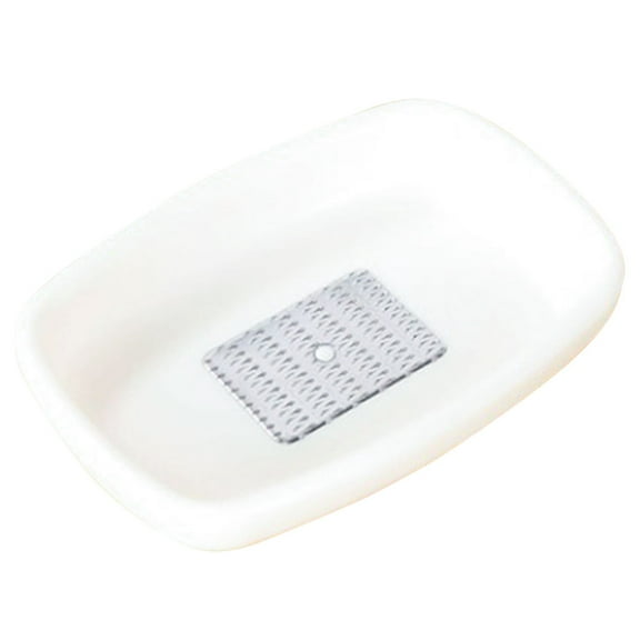 DINHEAROM Grater Mini Ginger Garlic Grater White Plastic 1Set