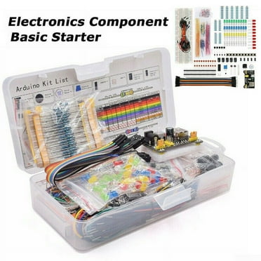 UHUSE Mixed Resistors with Power Module Fits For Arduino, 830 Pieces