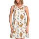 thumbnail image 1 of Balery Squirrel And Leaves Vestidos de verano para mujer con estampado: vestido holgado sin mangas, vestido playero informal y cómodo para días calurosos., 1 of 7