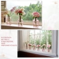 thumbnail image 2 of VIOPY Juego de 22 Floreros Decorativos para Mesa, Jarrones para Centro de Mesa, Floreros de Cristal, Floreros Peque&ntilde;os de Vidrio, con Relieve Cl&aacute;sico Transparentes para Hogar y B, 2 of 8