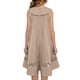 thumbnail image 4 of Vestido de Fiesta de Navidad de Niñas Color Sólido Suave Cuello Redondo Fino Correa de Hombro Vestido Superior para Niños Manga Corta Estilo Lindo Vestido de Navidad Niña Bebé, 4 of 7