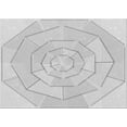 thumbnail image 1 of Ahgly Company Machine Washable Indoor Rectangle Transitional Platinum Gray Area Rugs, 3' x 5', 1 of 7
