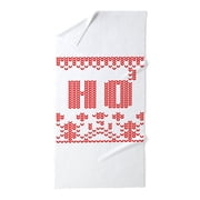 CafePress - Funny Christmas Sweater Ho 3 - Large Beach Towel, Soft 30"x60" Towel with Unique Design