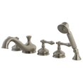 thumbnail image 1 of Three Handle Roman Tub Filler with Hand Shower, 1 of 1