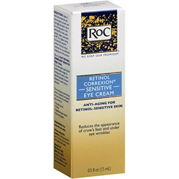 roc retinol correxion sensitive eye cream 0.50 oz (pack of 2) Walmart