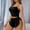Black, variant on MGDXOX Women's 2 Piece Split Leg Pajamas Shorts Set Ribbed Knit Adjustable Cami Fashion Crop Top Side Pjs Sleepwear White S