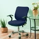 thumbnail image 5 of elásticas para sillas de oficina, antipolvo, elastano, lavable, extraíble, funda para asiento de silla, asiento de silla, de cojín, f Azul oscuro Macarena fundas para asientos de oficina, 5 of 7