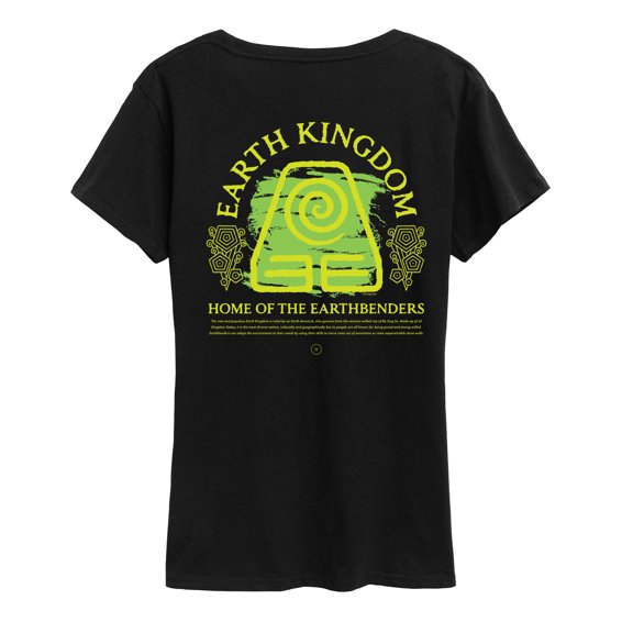 Avatar - The Last Airbender - Earth Kingdom -Women's Short Sleeve Graphic T-Shirt