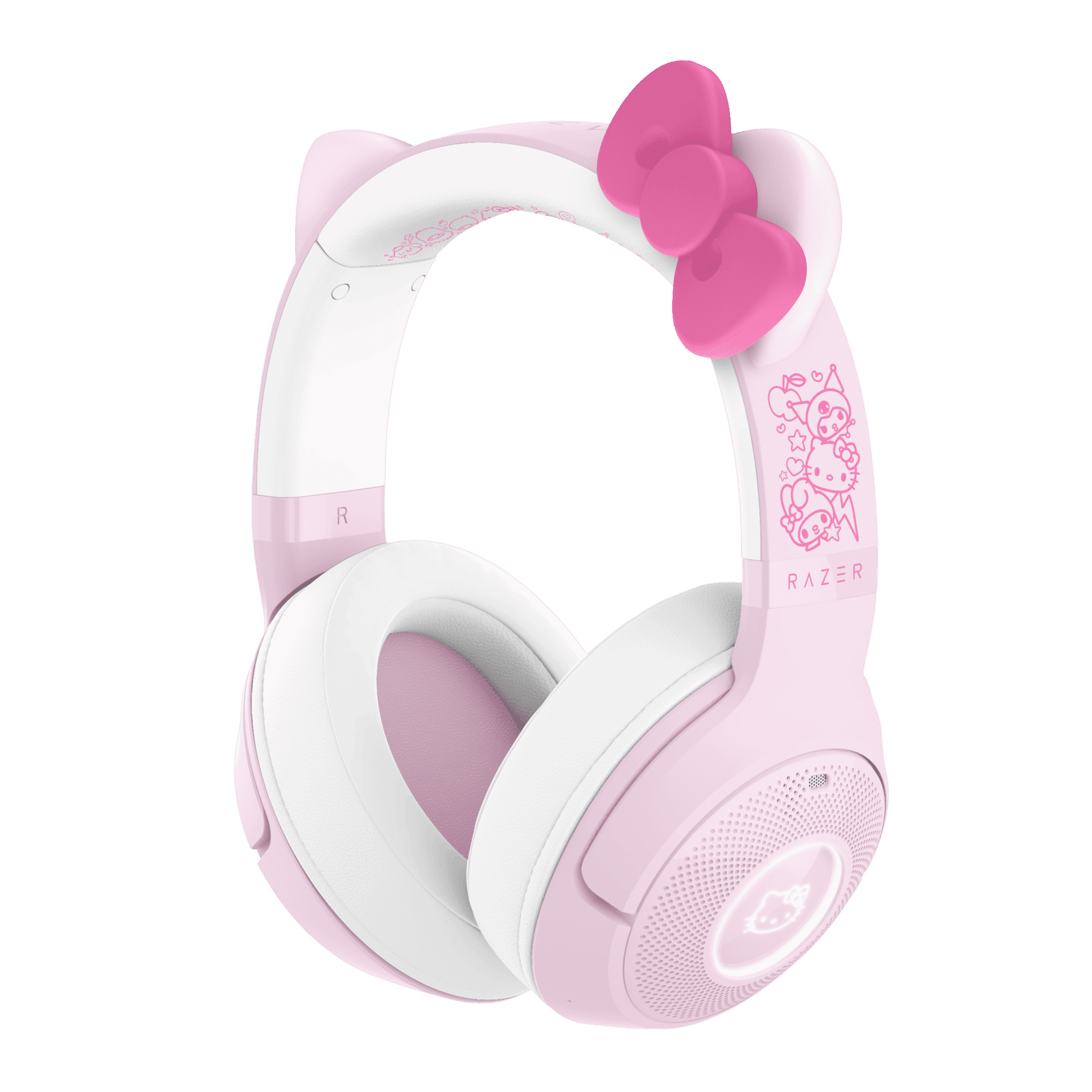 Razer Kraken Kitty V2 Bluetooth Wireless Chroma Headset Hello Kitty And Friends Edition
