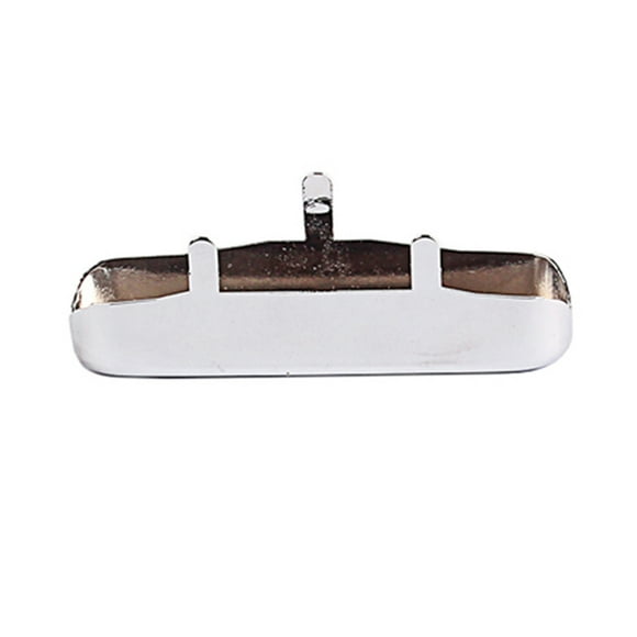 Advancent Cubierta de pastilla de bajo Protector de niquelado Tapa de pastilla de sonido Accesorios para instrumentos musicales