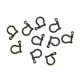 thumbnail image 4 of 10x hebillas de , grillete de cadena, llave Chian hecha a mano, aleación de Zinc, aro de Metal, bloqueo, anillos en D, grillete de arco para bronce, 4 of 8