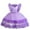 Purple, variant on Formal Dresses for Girls 4T Flutter Sleeve Floral Tulle Tutu Dress Pageant Wedding Birthday Party Clothes, Pink, 3-4 Years