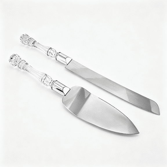 EXLEAF Wedding Sweet Sixteen Cake Knife and Server Set
