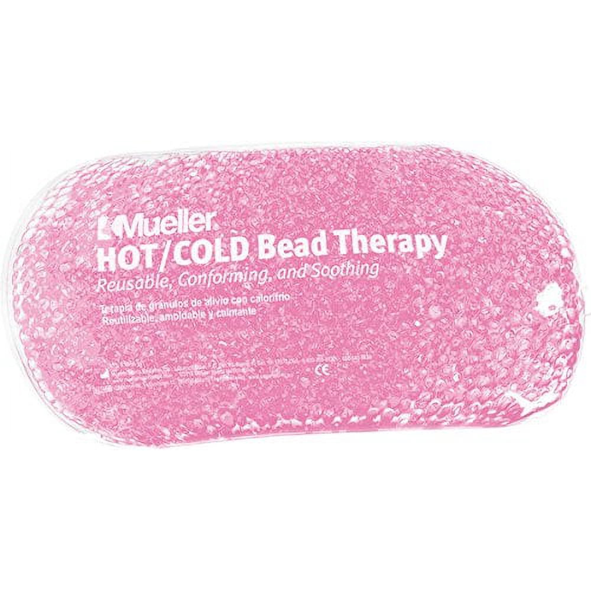 Mueller Beaded Reusable Hot/Cold Pack, Pink, Single