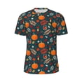 thumbnail image 5 of Wukai Autumn with Pumpkins Print Men's Short-Sleeved Mesh T-Shirt,Quick-Dry Short Sleeve Workout T-Shirt-XX-Large, 5 of 8