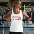 thumbnail image 4 of Bad To The Block Muscle Car Women's Tank Top Street Racer American RT V8 Octane Power Perfomance Racing Coupe, 4 of 7