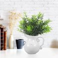 thumbnail image 6 of Raindrops White Ceramic Flower Vase with for Decor and Stable Storage, 6 of 8