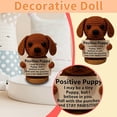 thumbnail image 4 of Emotional Knitted Flowers, Crochet Doll With Encouraging Card Funny Handmade Support Plush Toy Desktop Decor Graduation Gift For Family Friends, 4 of 5
