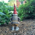 thumbnail image 2 of Homestyles 14"H "Merlin" the Wizard Old World Classic Garden Gnome Large Outdoor Statue, 2 of 4