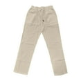 thumbnail image 5 of DHFJKG Linen Lightweight Beach Pants For Women Straight Leg Relaxed Fit Elastic Drawstring Trousers With Pockets Yoga Wear Versatile Trousers, 5 of 5