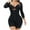 Black, variant on Odeerbi Shapewear for Women 2025 Tummy Control Bodysuit Shaper Firm Control Lifter Corset Black