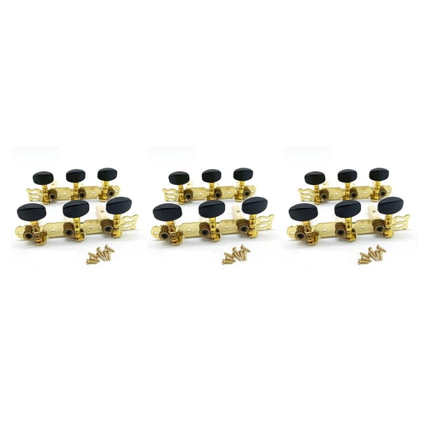 Toystoory 2 piezas de cuerdas de guitarra L1R1, clavijas de afinación, cabezales de máquina, afinadores de teclas ligeras, piezas de Type1
