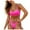 Hot Pink Bathing Suits for Women, variant on ylioge Womens Ribbed Swimsuits Two Piece Tankini Sets High Waisted Thongs Bikini Bathing Suits Ladies Solid Color Comfort Swimsuit