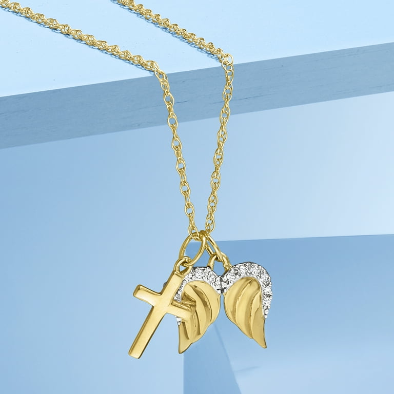 Ross simons 2024 diamond cross necklace