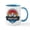 White/Blue Inside, variant on CafePress - Mount Kato Mankato Minnesota Mugs - 11 oz Ceramic Mug - Novelty Coffee Tea Cup