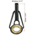 thumbnail image 2 of 2.6mm Stainless Steel Fishing Rod Tip Repair Kit Pole Ring Guide Replacement, Golden 8 Pack, 2 of 5