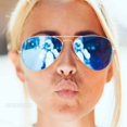 thumbnail image 2 of RB-Hip Hop-sunglasses FREE SHIPPING Aviator RB3025 Blue Lens Gold Frame, 2 of 5