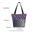 thumbnail image 3 of Salouo Cool Mirror Cherries for Shoppers Tote for Women Foldable Handbags with Big Capacity Casual One-Shoulder Shopping Bag Hobo Bags Fit for Office/Shopping/Park, 3 of 6