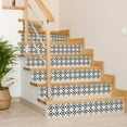 thumbnail image 4 of Mi Alma Black Floral Peel & Stick Vinyl Backsplash Tiles 5x5, 24 pcs, 4 of 10