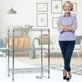 thumbnail image 7 of BestOffice Chrome 3 Shelves 13"D x 23"W x 30"H Wire Shelving, 7 of 7