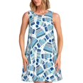 thumbnail image 1 of Disketp Winter Knit Hat and Socks para Vestido sin Mangas para Mujeres, Vestidos de Verano para Mujeres, Casual y Holgado para la Playa, 1 of 7
