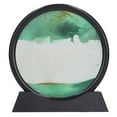 thumbnail image 2 of Moving Sand Art Picture, 3D Dynamic Sand Art Liquid Motion Round Glass Frame Display Flowing Sand Desktop Decoration Toy For Home Desk Office, 2 of 8