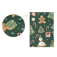 thumbnail image 5 of Yayeee Garden Flag 12" x 18" Double Sided Outdoor Yard Lawn Holiday Decorations, Green Christmas Trees, 5 of 6