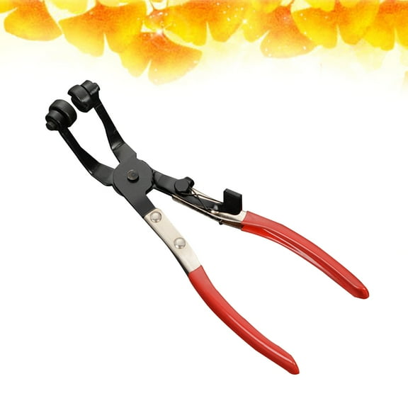 MLINS Hose Clamp Pliers Auto Repair Tool Swivel Flat Band for Removal and Installation