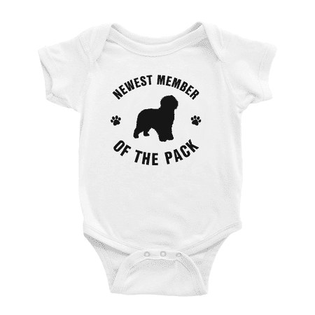 

Newest Member of The Pack Komondor Dog Cute Baby Bodysuit