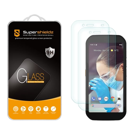 (2 Pack) Supershieldz Designed for Cat S42H  / Cat S42 Tempered Glass Screen Protector, Anti Scratch, Bubble Free