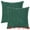 Dark Green/Green, variant on Unique Bargains 4 Pcs Modern Solid Throw Pillow Covers for Sofa 18" x 18" Yellow/Green
