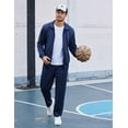 thumbnail image 2 of COOFANDY Mens Jogger Sets Casual Full Zip Jogging Sweat Suit Workout Sports Set Sportswear Gym Track Suit, 2 of 6