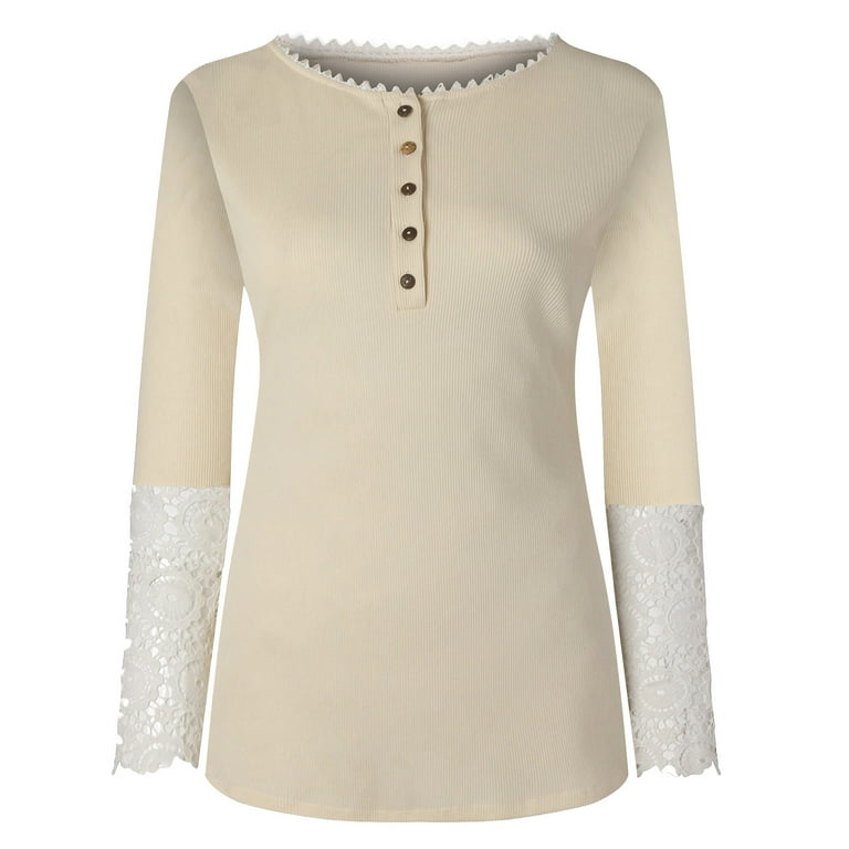 Casual Solid Patchwork Buttons O Neck Blouses(6 Colors) Casual Solid Patchwork Buttons O Neck Blouses(6 Colors)