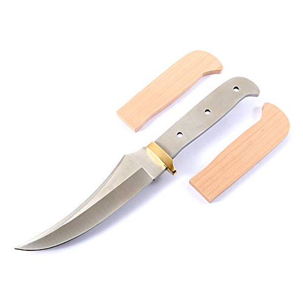 Persian Fighter Fixed Blade Knife Kit Combo Brass Guard DIY Parts