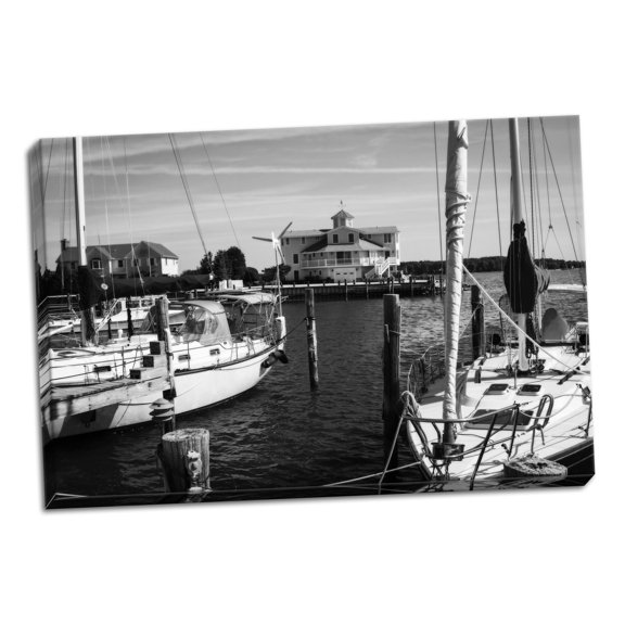 Gango Home Decor Oxford On The Bay by Alan Hausenflock (Ready to Hang); One 36x24in Hand-Stretched Canvas