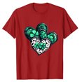 thumbnail image 4 of Camisetas de Manga Corta para las Mujeres de Moda Imprimir Cuello Redondo Camiseta, Mezcla de Poliéster Ligero para Primavera Verano Otoño, 4 of 8