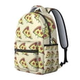 thumbnail image 3 of Funny Pizza Students Backpack Foodie Food School Bag with Delicious Pizza Party Pattern, Lightweight and Adjustable Strap, 3 of 6
