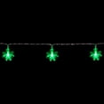 thumbnail image 4 of Northlight LED St Patrick's Day Shamrock String Lights with Timer - Green - 5.5' Clear Wire - 20ct, 4 of 7