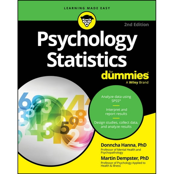 Psychology Statistics for Dummies, (Paperback)