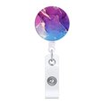 thumbnail image 1 of Visland Brooch Pin Gilding Marblizing Butterfly Retractable Lanyard Rotatable Anti-lost Colorful Nurse Work Card Clip ID Name Badge Holder Daily Use, 1 of 8